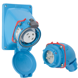 pn standard duty plug and receptacle